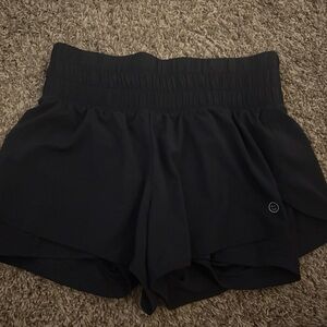 Gilly Hicks Black Athletic Shorts Relaxed Fit